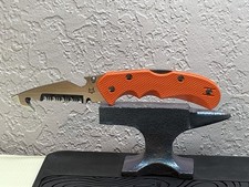 Fox Rescue Knife 2.95 Stainless Steel Serrated Blade Emergency Seatbelt Cutter
