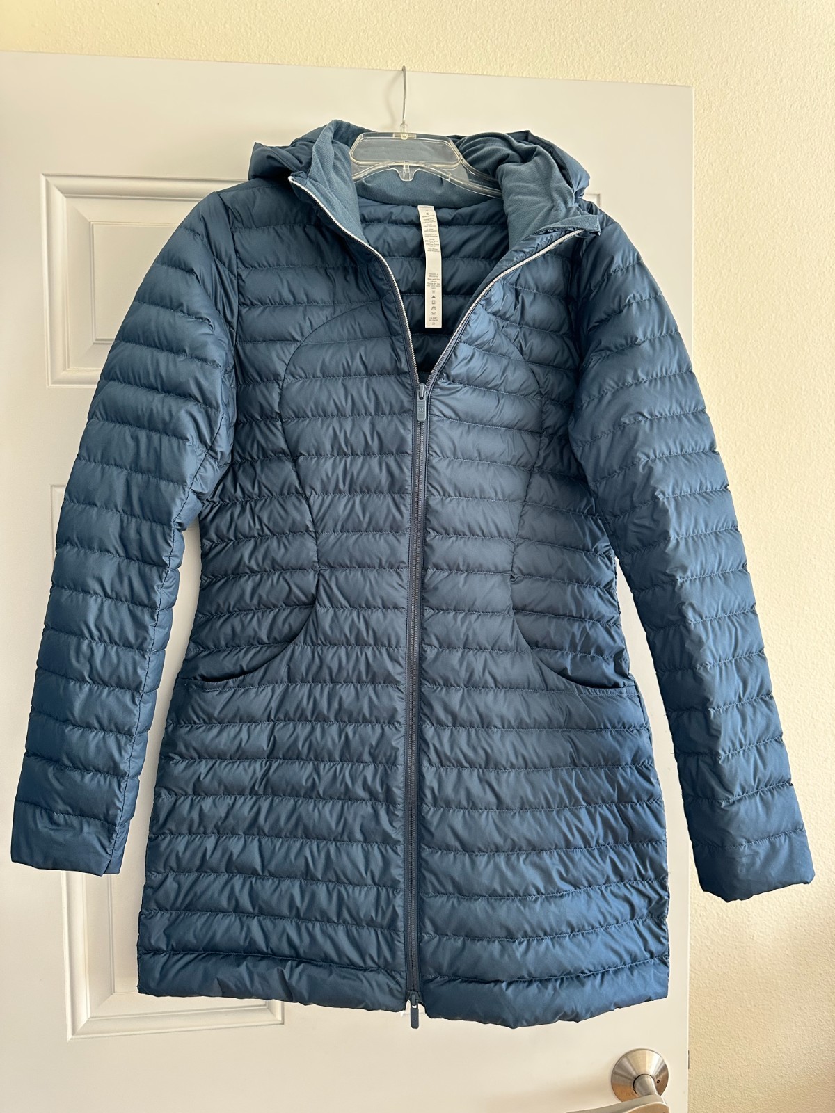 Lululemon Pack it Down Jacket Long Code Blue - Pu… - image 1