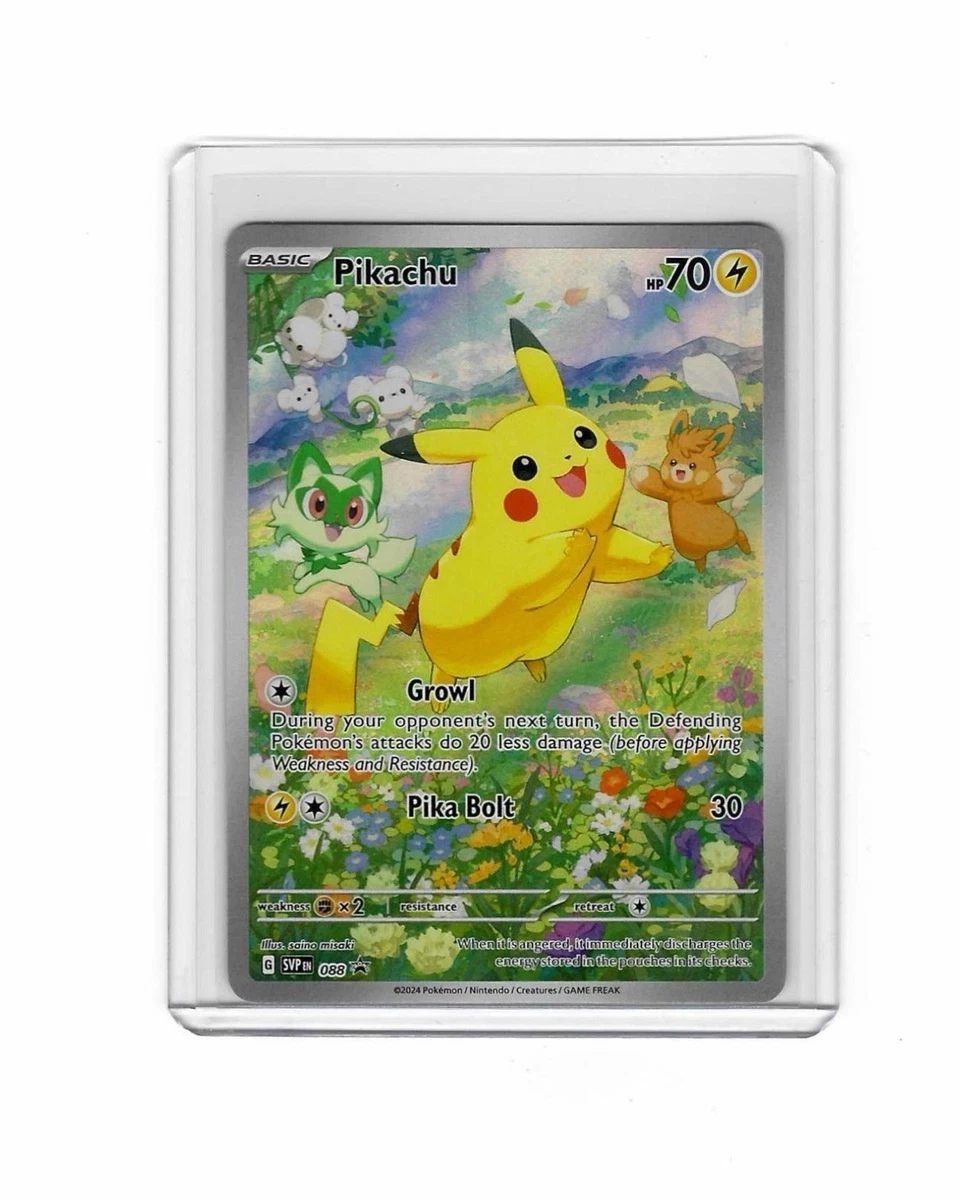Preços baixos em Pikachu 088 Sv: Scarlet & Violet Promo Cards | eBay