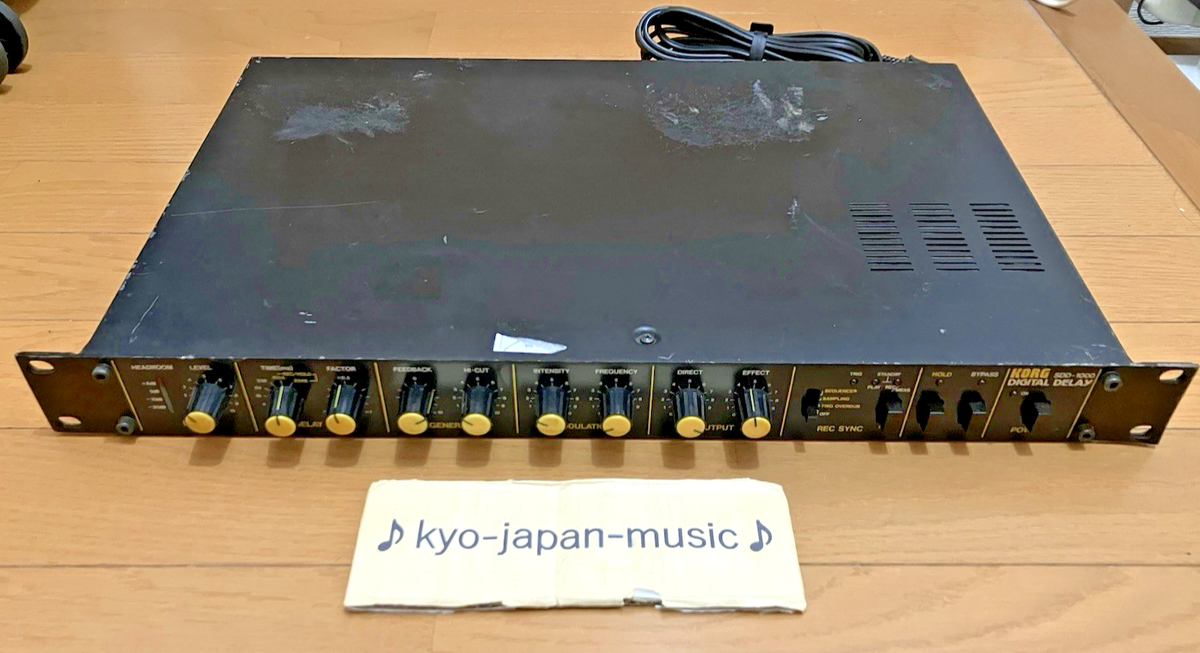 Korg SDD-1000 Digital Delay Made in Japan Vintage Rack Effects