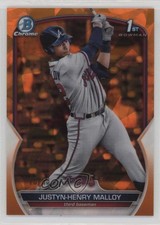 2023 Bowman Sapphire Edition Orange 10/50 Justyn-Henry Malloy #BCP-51 w5p