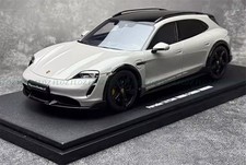 1:18 PORSCHE Taycan Turbo S Cross Turismo  off-white  GT SPIRIT  Resin Car Model