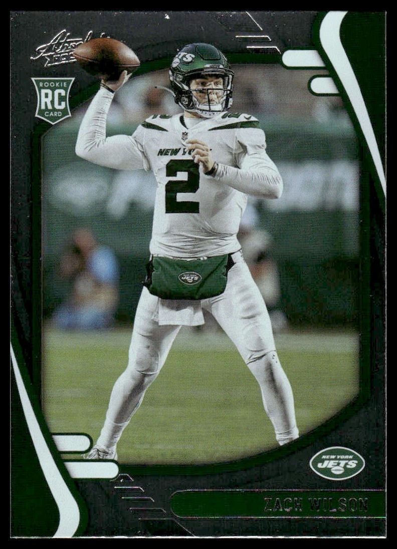 2021 Panini Absolute - Retail #102 Zach Wilson RC Rookie New York Jets
