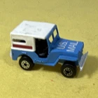 Lesney Matchbox Superfast No. 38 Sleet-N-Snow Jeep Truck Diecast Blue White 1976