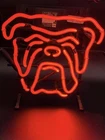 Vintage Red Dog Beer Neon Bar Sign