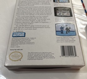 NES Monopoly (1991) Complete In Box w/manual Sleeve & Foam Protector
