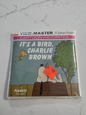 Vintage View-master It's a Bird, Charlie Brown 3 Reel Set Factory Sealed Peanuts