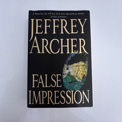 False Impression Jeffrey Archer Hardcover Fiction Novel Book
