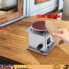 200W Tabletop Corded Electric Mini Disc Sander with 21 Sanding Discs