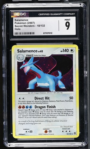Salamence graded CGC 9 for sale on eBay