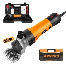 500W Electric Professional Sheep Shears, Animal Grooming Clippers for Sheep A...