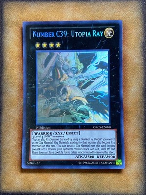 Yugioh Number C39: Utopia Ray ORCS-EN040 Ghost Rare 1st Ed NM