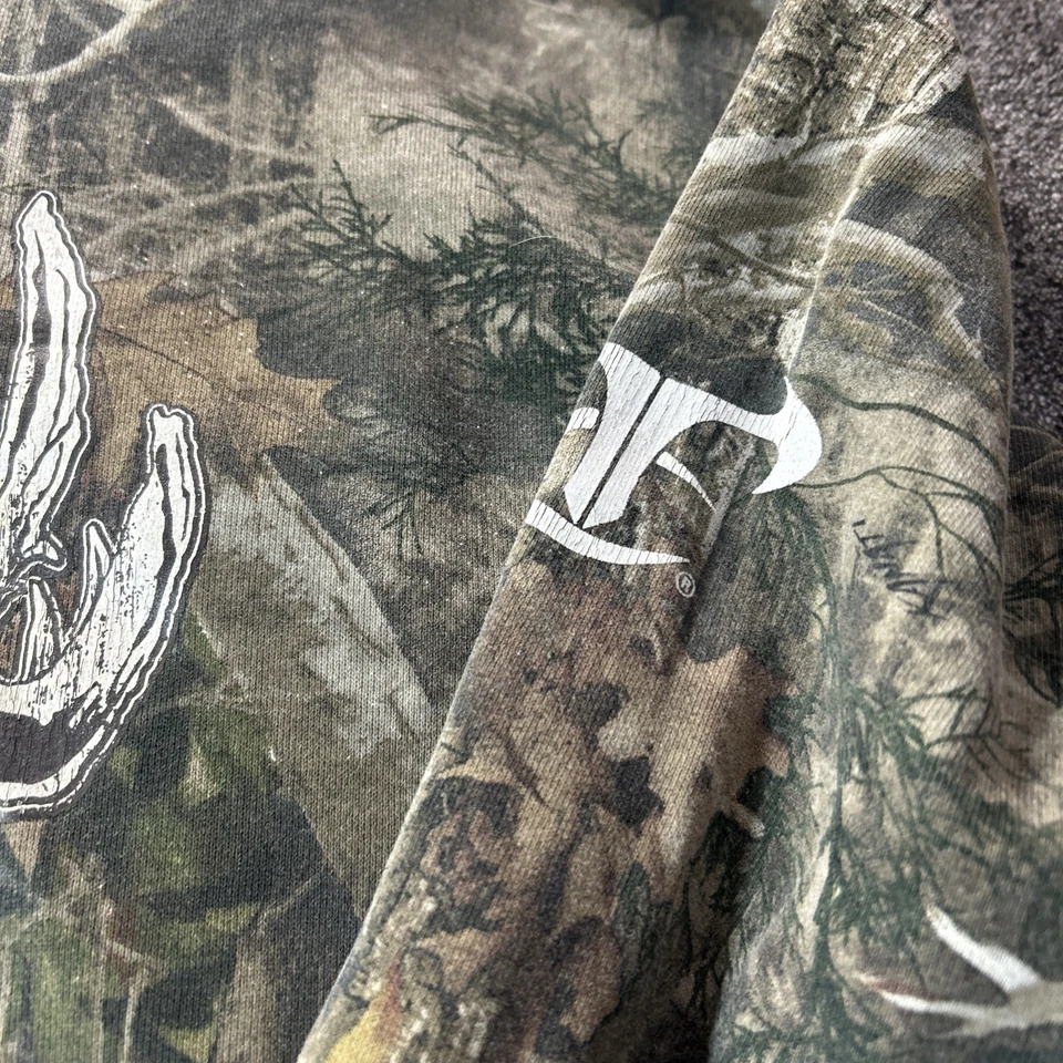 Sudadera con Capucha Camuflaje Pelirroja Caza Hombre’s XL Con Bolsillo Frontal Foto 3 de 4