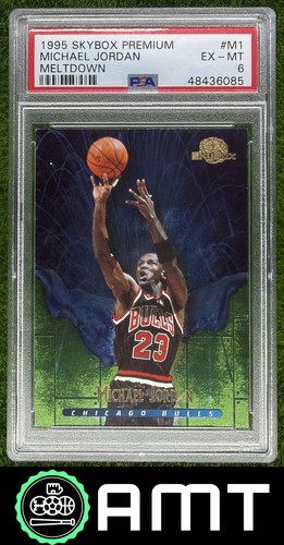 Michael Jordan PSA 6 1995-96 Skybox Premium Meltdown Chicago Bulls #M1 6085