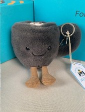On Sale Amuseables Coffee Cup Plush Bag Charm Keychain NWT Jellycat Cuddly 2026