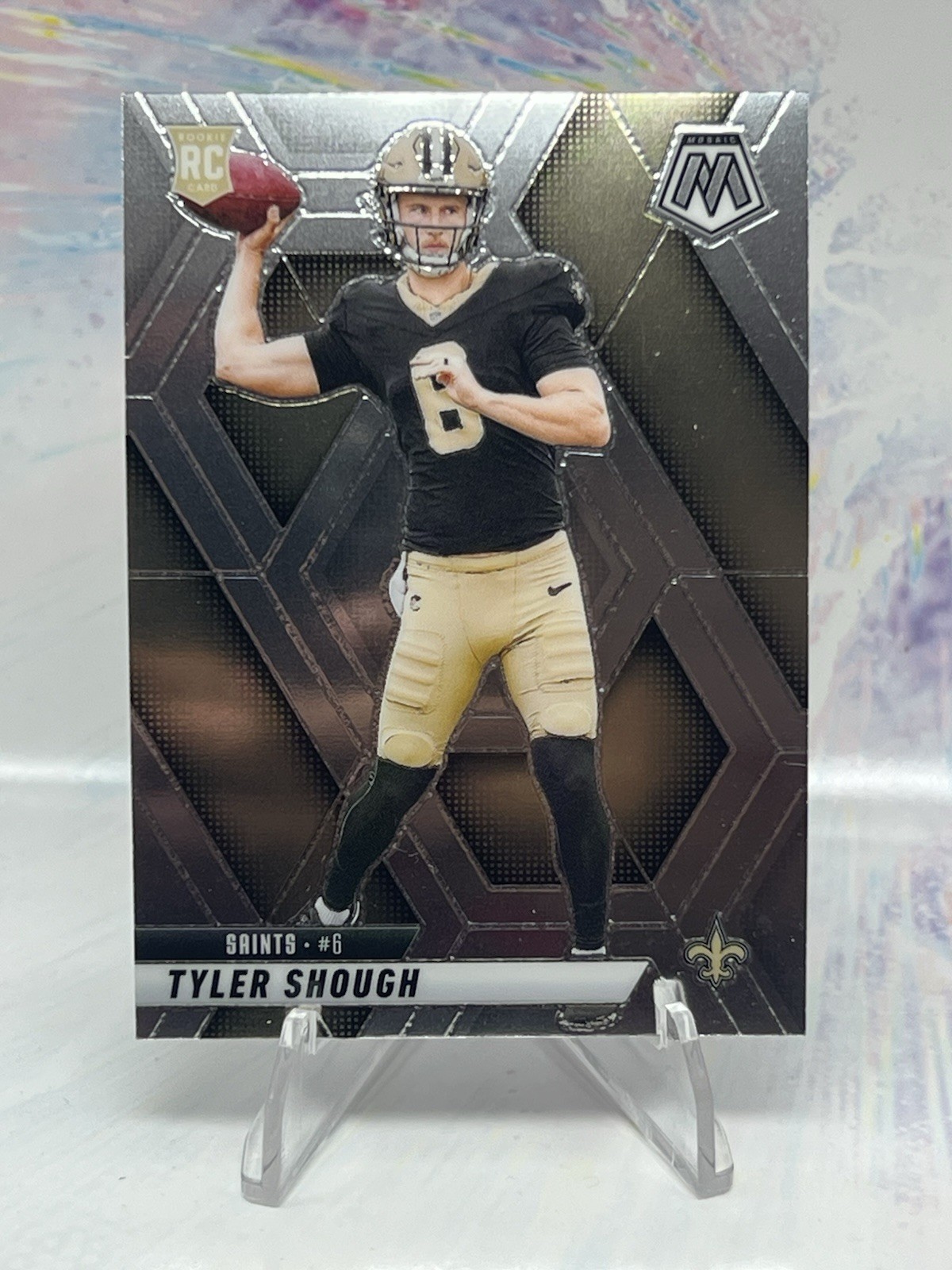 2025 Panini Mosaic #312 Tyler Shough Silver Rookie RC