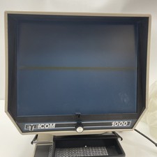 Vintage Eyecom 1000 Microfiche Reader Machine Working / PAT tested K12