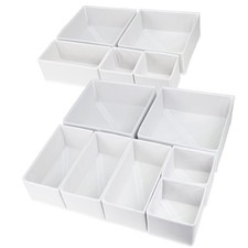 12 Pack Drawer Organizers For Clothing Foldable Clothes Drawer Organizer For Und