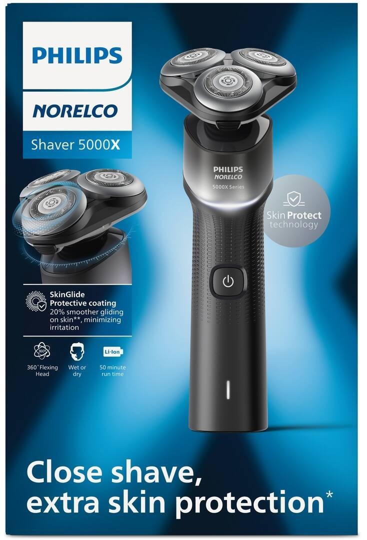 5000x, Rechargeable Wet & Dry Shaver With Precision Trim