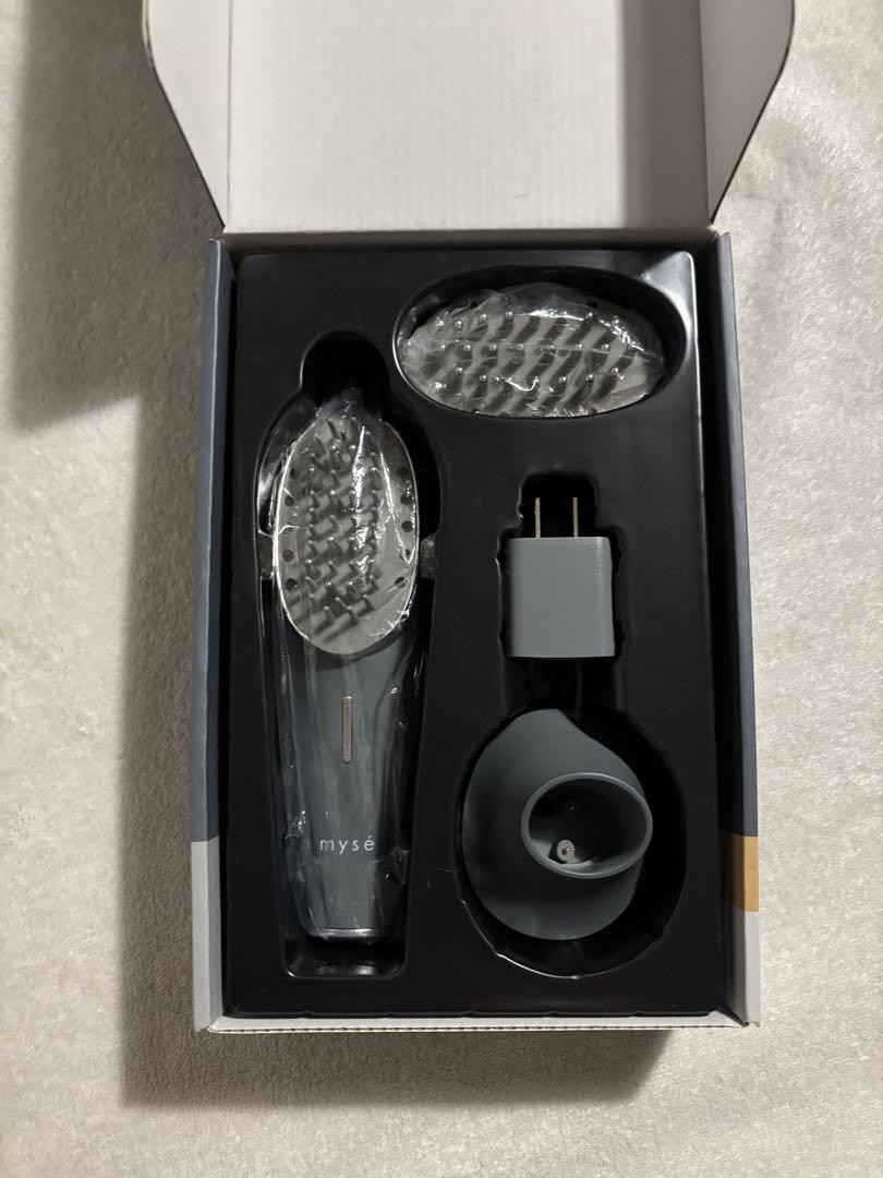 YA-MAN Myse Scalp Lift Active Plus Electric Brush Silver Tone Tested Collectible