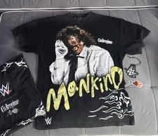WWE Mankind X Civil Regime Oversized T Shirt, SIZE SMALL. Check Description!