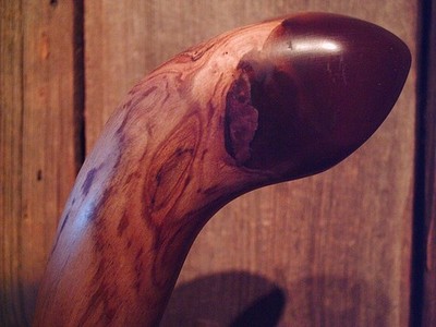 walking stick natural grown ROOT KNOB HANDLE for GOOD sized hands MADE IN USA