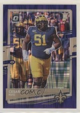 2020 Panini Donruss Optic Rookies Purple Shock Prizm Cesar Ruiz #131 05hs