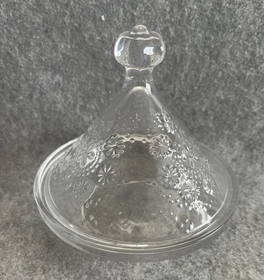 Vintage Blume Mini Glas Tajine Servierschale marokkanischer Stil Snack Schale