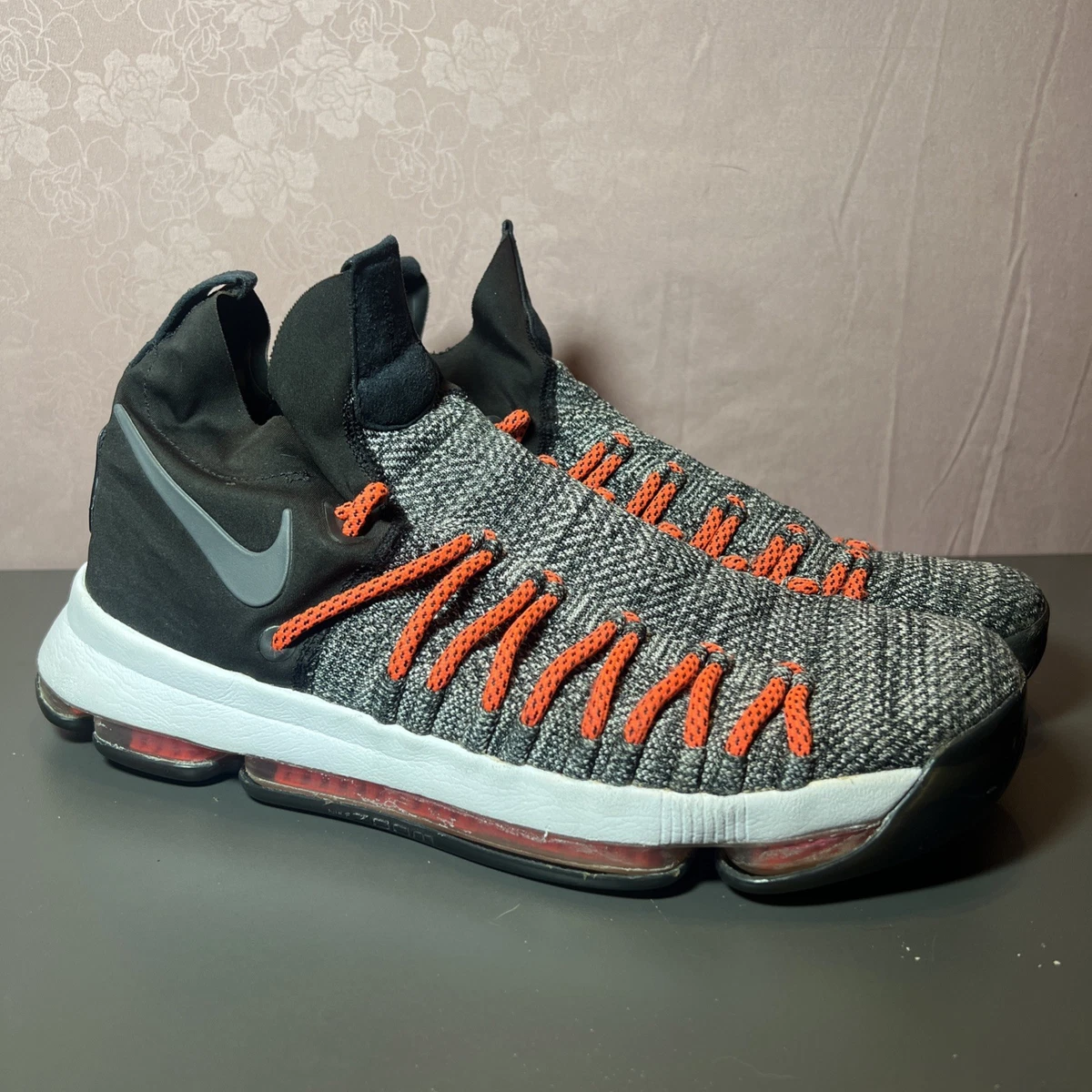 Nike KD 9 Elite Dark Grey Hyper Orange for Sale | Authenticity