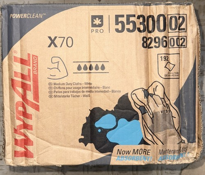 #ad PowerClean X70 Cloths Medium Duty Wipes 55300 Brag Box Long Lasting Towels $35.34