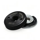 Durable Carbon Steel 5/8"-11 Angle Grinder Flange Nut Kit D-Ring Knurled Nuts
