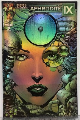 Aphrodite IX #2 Green Chrome CVR w/DF Certificate 2001 Top Cow Ltd 2000 copies