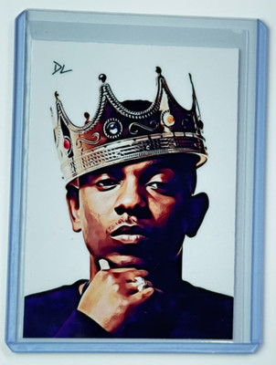 Kendrick Lamar Limited Edition Artist Signed  King Kendrick  Trading Card 9/10