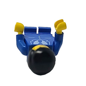 Vintage Lego Minifigure Trn027 Train Passenger Blue Suit Metroliner 4558 10001