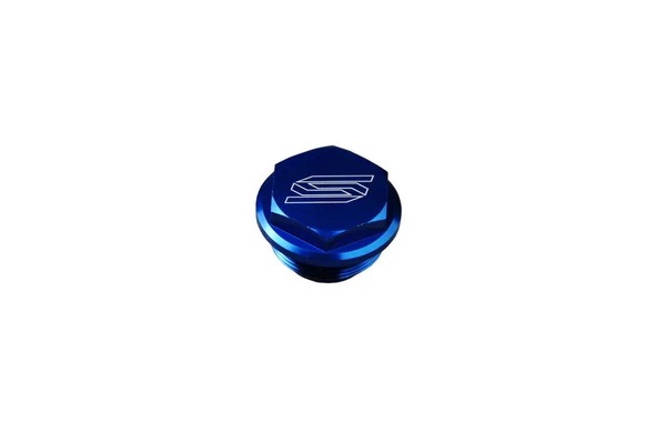 Scar Bremspumpe Deckel Hinten Blau FüR Ktm 250 Exc Six Days 2004-17-image
