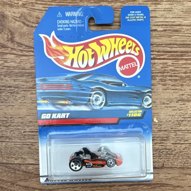 Hot Wheels Go Kart 1999 First Editions 1:64 Diecast Orange/Black Unopened