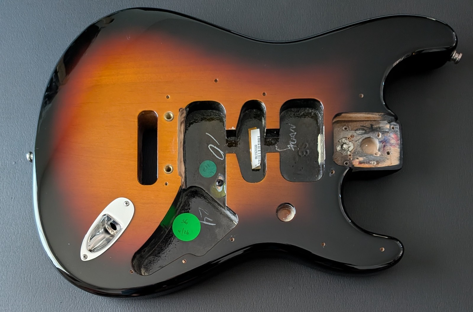 2005 Fender American Deluxe Stratocaster Strat BODY - Sunburst - USA