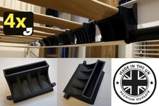 Feather and Black Bed Slat Support brackets mounts fittings holder x 4 Bed Slat