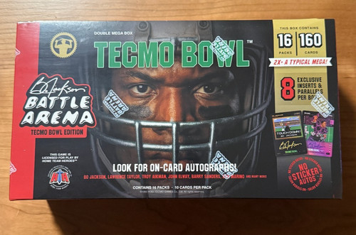 Bo Jackson Battle Arena Tecmo Bowl Double Mega Box Factory Sealed