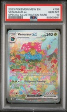 Pokemon Karte Venusaur EX 198/165 Special Illustration Rare Pokémon 151 PSA 10