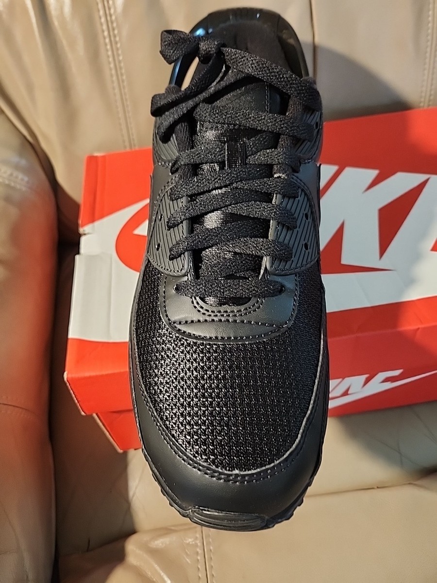 Size 13 Nike Air Max 90 Essential Triple Black for sale online