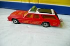 VINTAGE MATCHBOX SUPERKINGS K67/68DODGE MONACO FIRE CHIEF'S ESTATE CAR 1978.