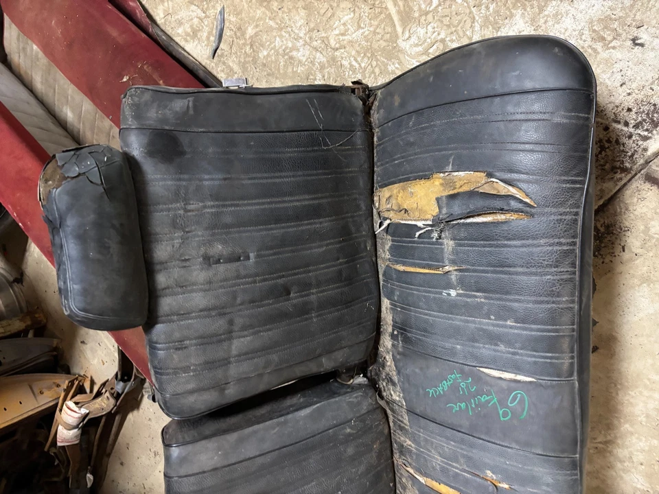 Ford Fairlane Torino 1968 1969 68 69 banco dividido asiento núcleo muy oxidado forma áspera Foto 2 de 4