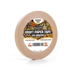 Kraft Paper Tape K49 - Self Adhesive Brown Frame Backing Tape Packing Tape with
