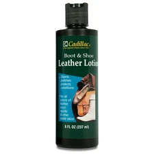 Cadillac Boot and Shoe Leather Conditioner and Cleaner Lotion 8 oz - Conditions,