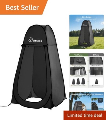 Easy Setup Pop Up Shower Tent - Lightweight and Compact for Outdoor Adventures
