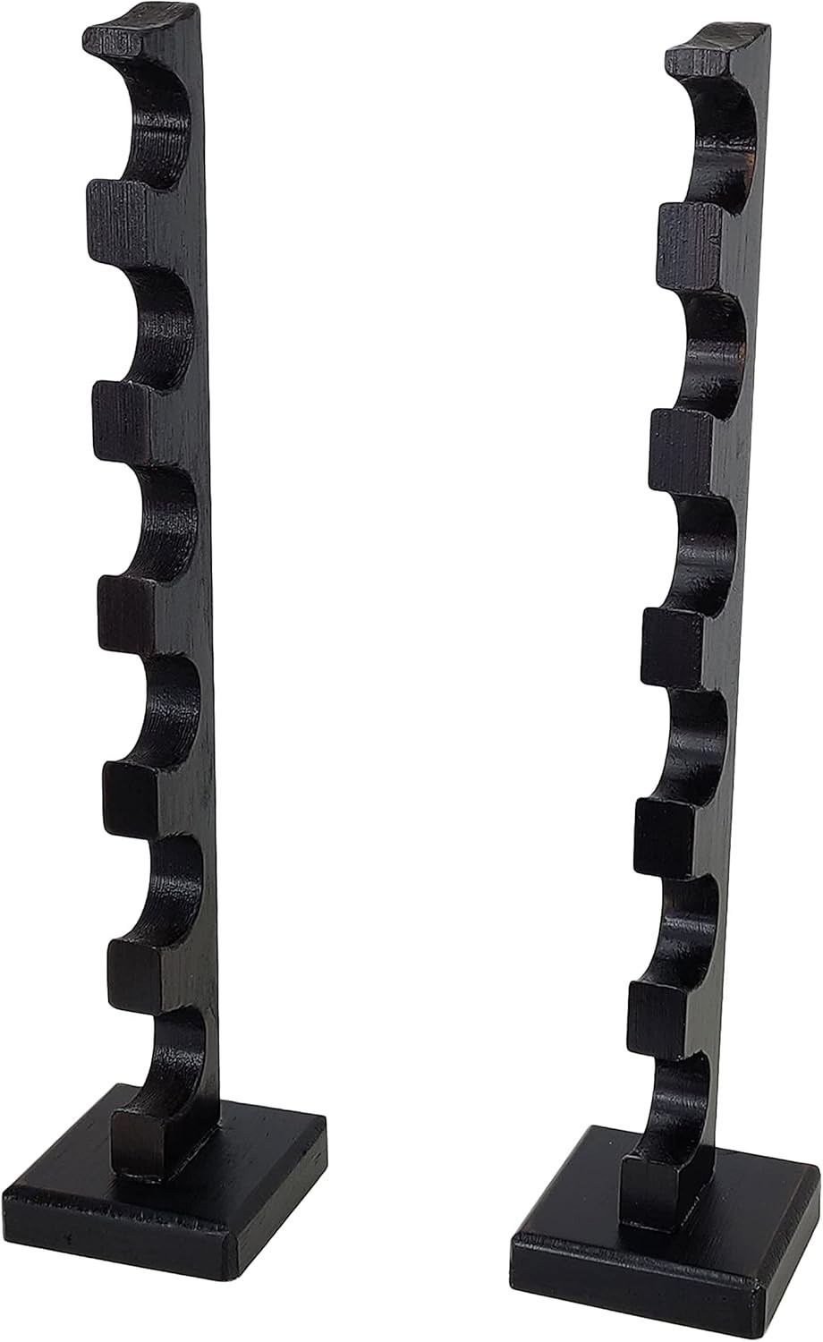 6-Tier Wooden Wand Stand for Magic Wands Display