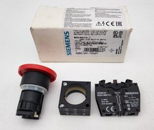 SIEMENS 3SB3201-1CA21 PUSHBUTTON RED 40MM ROUND 3SB32011CA21 *NDA AVAILABLE*