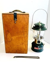 1983 Coleman CLX Adj Model 290 Double Mantle Gas Lantern & Custom Carry Box