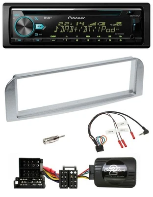 Pioneer DAB Lenkrad CD USB Bluetooth Autoradio für Alfa 147 GT silbergrau - Bild 1 von 4